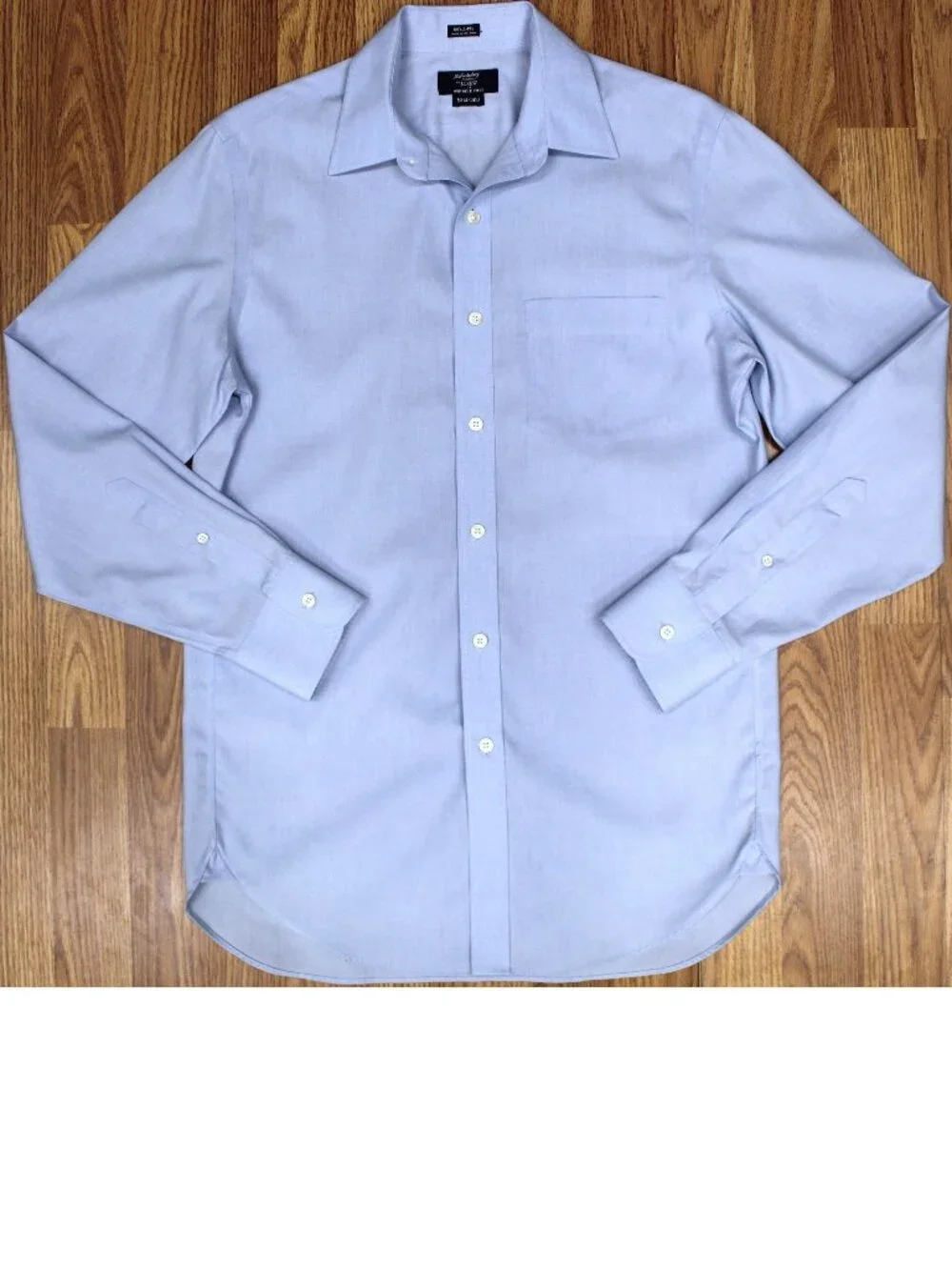 J.CREW REGULAR FIT HABERDASHERY SHIRT 100% COTTON LIGHT BLUE SMALL, S